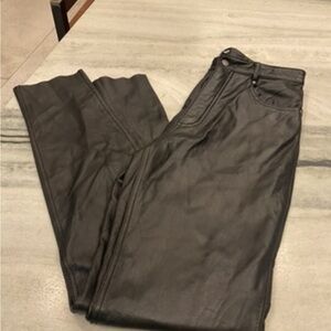 Wilsons Black Leather Pants